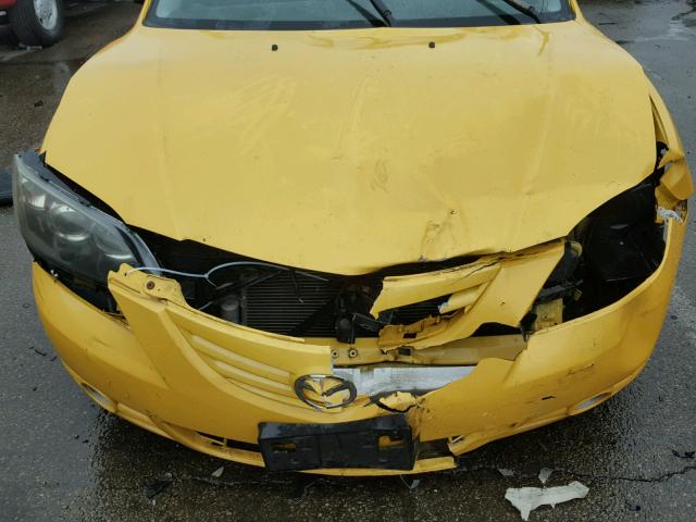 JM1BK123341165346 - 2004 MAZDA 3 S YELLOW photo 9