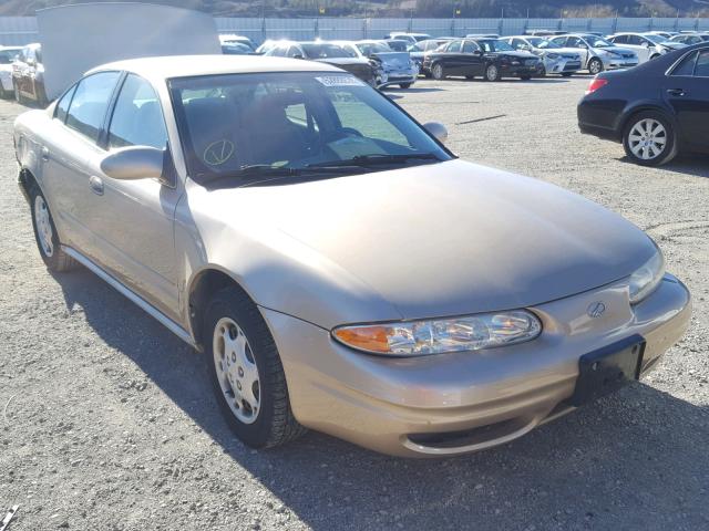 1G3NL52E11C189437 - 2001 OLDSMOBILE ALERO GL GOLD photo 1