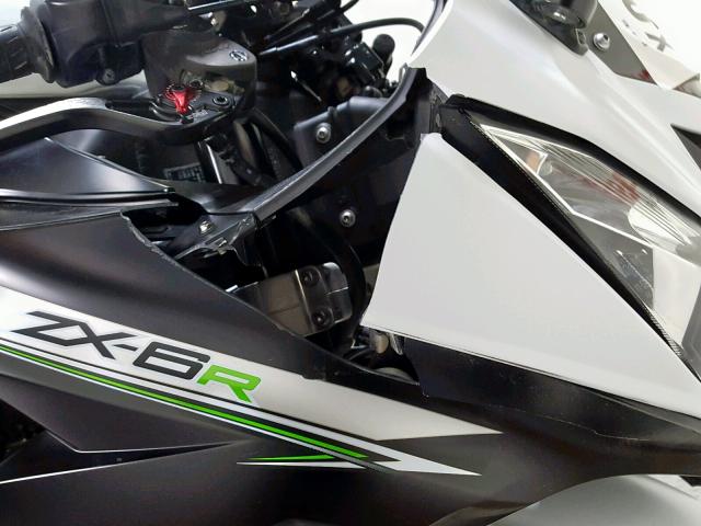 JKBZXJE11EA010859 - 2014 KAWASAKI ZX636 E WHITE photo 14