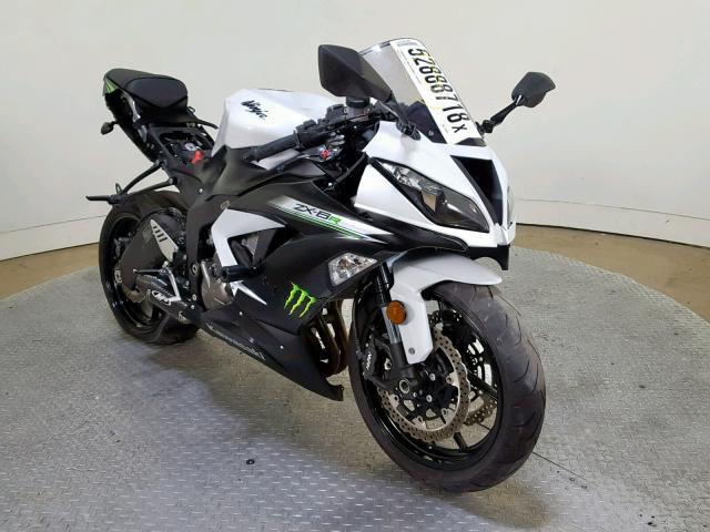 JKBZXJE11EA010859 - 2014 KAWASAKI ZX636 E WHITE photo 2