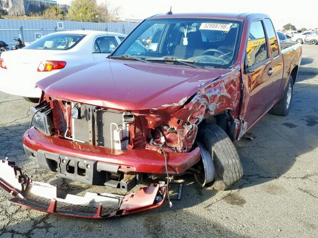 1GCESCDE5A8146954 - 2010 CHEVROLET COLORADO L RED photo 2