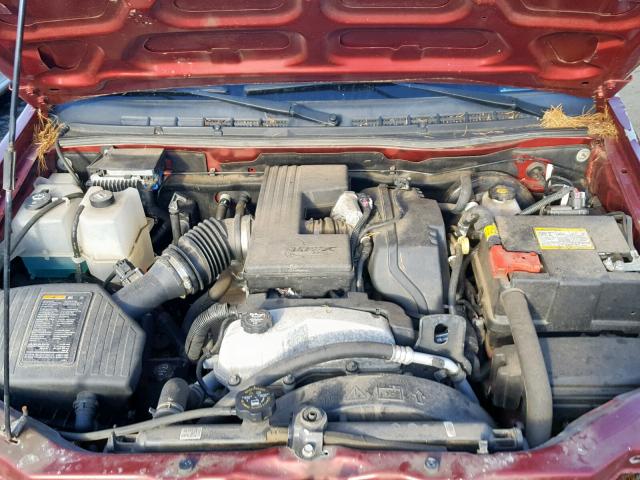 1GCESCDE5A8146954 - 2010 CHEVROLET COLORADO L RED photo 7
