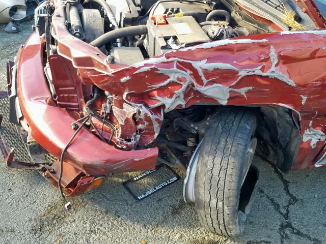 1GCESCDE5A8146954 - 2010 CHEVROLET COLORADO L RED photo 9