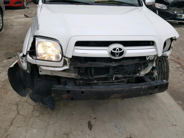 5TDZT38A77S294629 - 2007 TOYOTA SEQUOIA LI WHITE photo 9