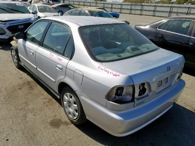 2HGEJ6610YH534159 - 2000 HONDA CIVIC BASE SILVER photo 3