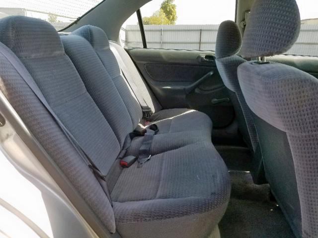 2HGEJ6610YH534159 - 2000 HONDA CIVIC BASE SILVER photo 6