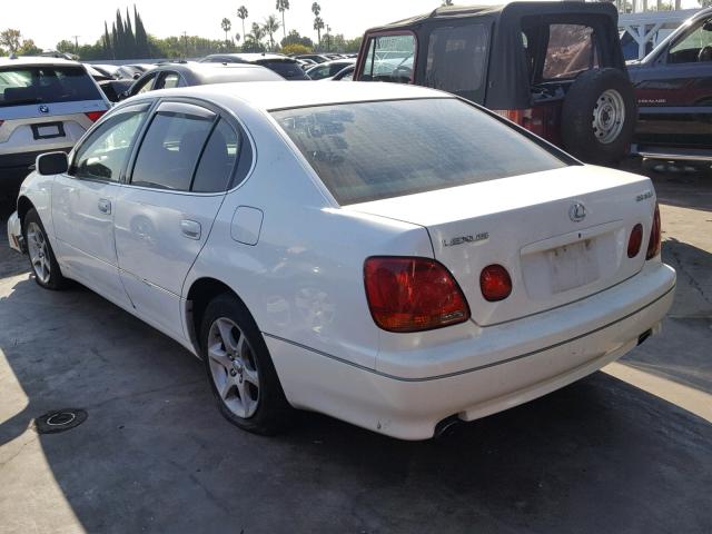 JT8BD69S810137739 - 2001 LEXUS GS 300 WHITE photo 3