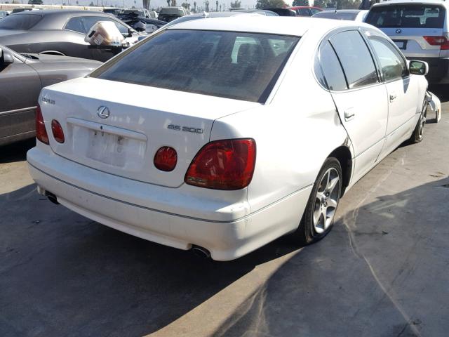 JT8BD69S810137739 - 2001 LEXUS GS 300 WHITE photo 4