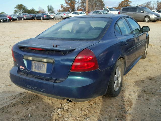 2G2WP552X61257388 - 2006 PONTIAC GRAND PRIX BLUE photo 4