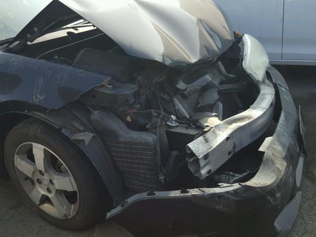 1G8AW18B76Z196869 - 2006 SATURN ION LEVEL BLACK photo 9