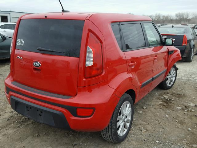 KNDJT2A6XD7600354 - 2013 KIA SOUL + RED photo 4