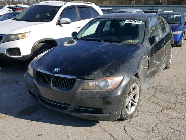 WBAVC73518KX92198 - 2008 BMW 328 XI SUL BLACK photo 2