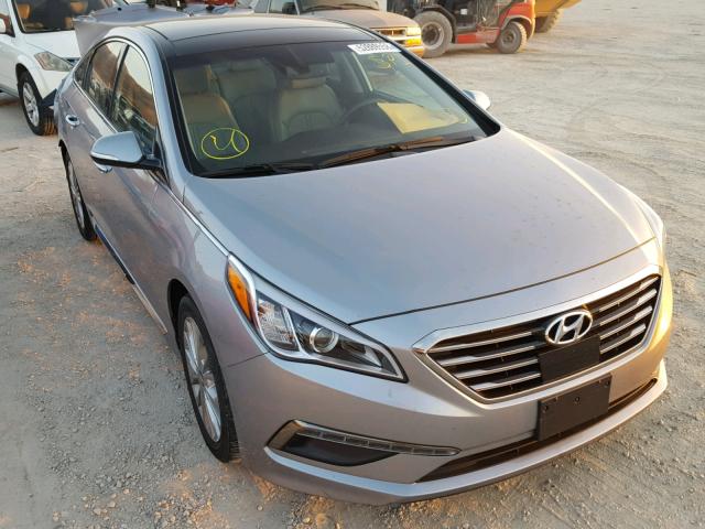 5NPE34AF7FH187627 - 2015 HYUNDAI SONATA SPO SILVER photo 1