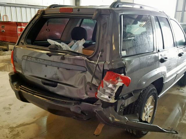 1J4GX48S94C348255 - 2004 JEEP GRAND CHER GRAY photo 9