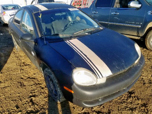 1C3ES46C11D277893 - 2001 CHRYSLER NEON BLACK photo 1