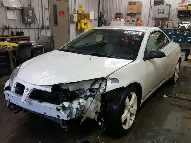 1G2ZH35N174274241 - 2007 PONTIAC G6 GT WHITE photo 2