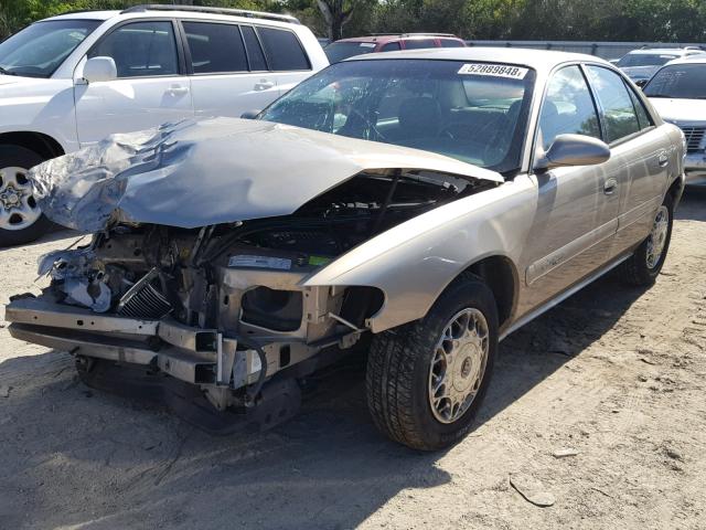 2G4WY55J2Y1310356 - 2000 BUICK CENTURY LI BEIGE photo 2