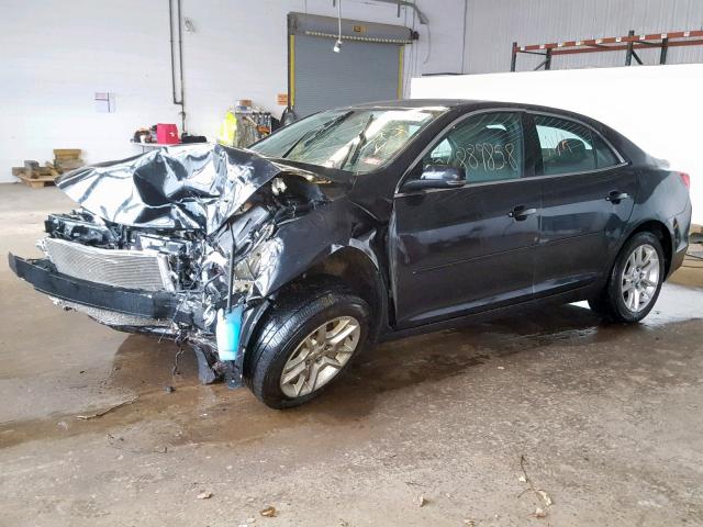 1G11C5SL7EF238134 - 2014 CHEVROLET MALIBU 1LT BLACK photo 2