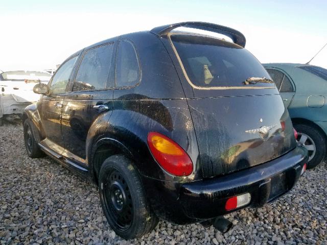 3C8FY78G43T574684 - 2003 CHRYSLER PT CRUISER BLACK photo 3