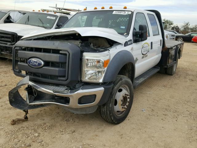 1FD0W5HT9EEA11501 - 2014 FORD F550 SUPER WHITE photo 2