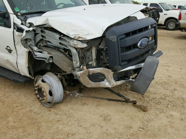 1FD0W5HT9EEA11501 - 2014 FORD F550 SUPER WHITE photo 9