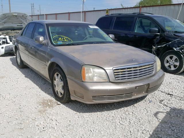 1G6KD54Y54U208614 - 2004 CADILLAC DEVILLE TAN photo 1