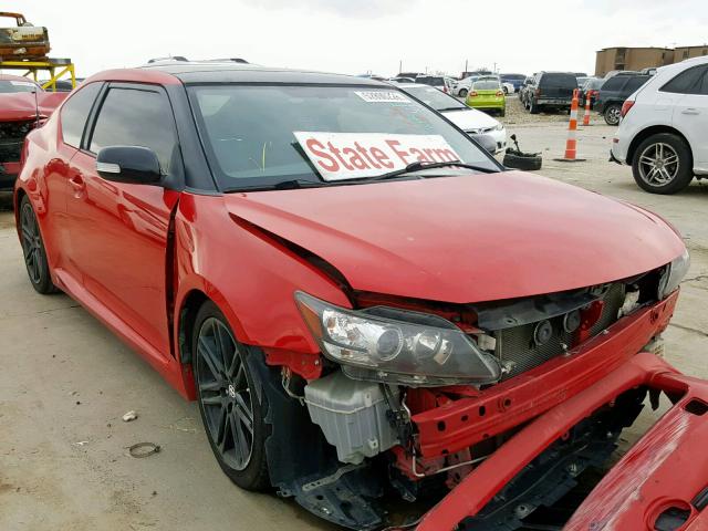 JTKJF5C74D3049708 - 2013 TOYOTA SCION TC წითელი ფოტო 1