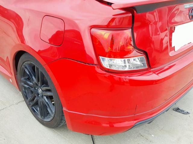 JTKJF5C74D3049708 - 2013 TOYOTA SCION TC წითელი ფოტო 9