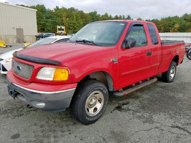 2FTRX18W04CA33418 - 2004 FORD F-150 HERI RED photo 2