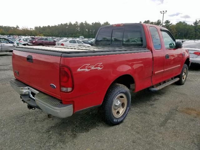 2FTRX18W04CA33418 - 2004 FORD F-150 HERI RED photo 4