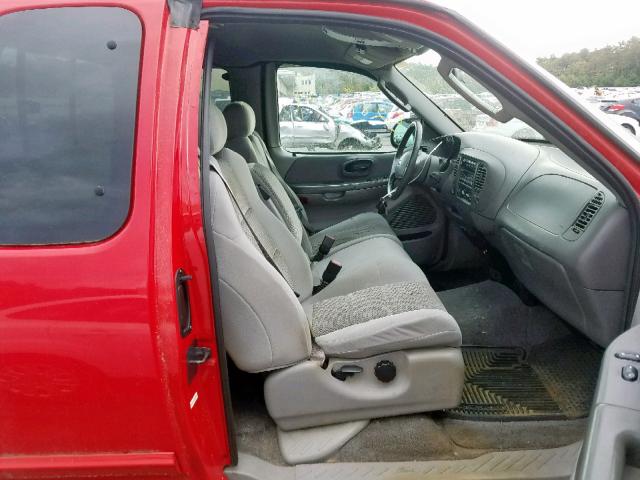 2FTRX18W04CA33418 - 2004 FORD F-150 HERI RED photo 5