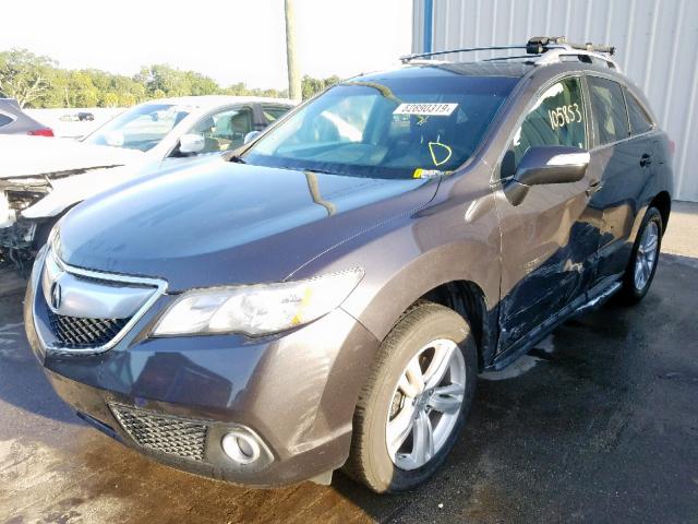 5J8TB4H51DL015322 - 2013 ACURA RDX TECHNO BLACK photo 2