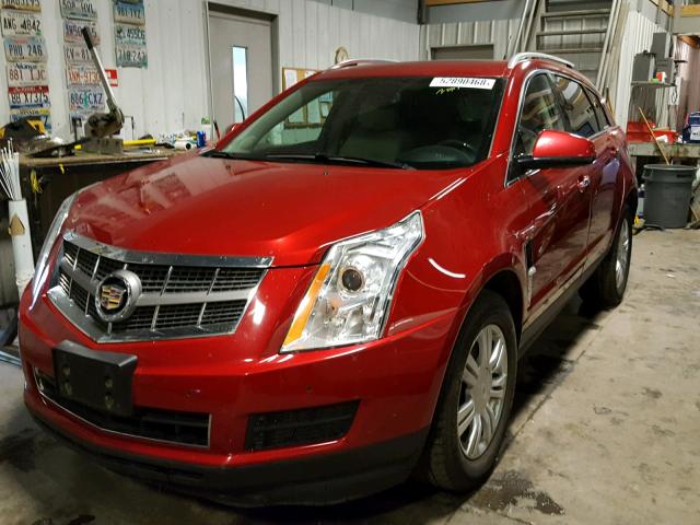 3GYFNDE30CS641145 - 2012 CADILLAC SRX LUXURY RED photo 2