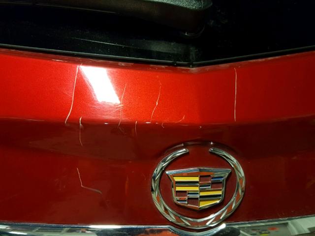 3GYFNDE30CS641145 - 2012 CADILLAC SRX LUXURY RED photo 9