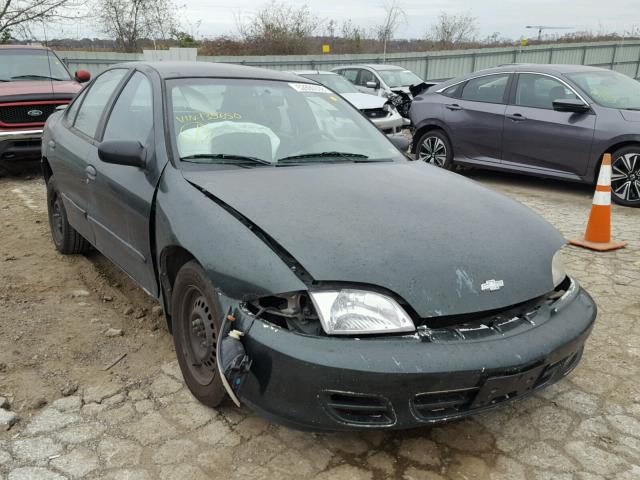 1G1JF524817135650 - 2001 CHEVROLET CAVALIER L GREEN photo 1