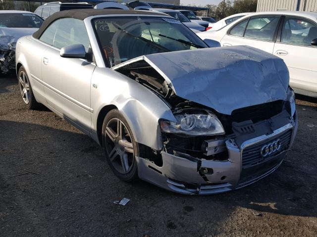 WAUDF48H97K019515 - 2007 AUDI A4 2.0T CA SILVER photo 1