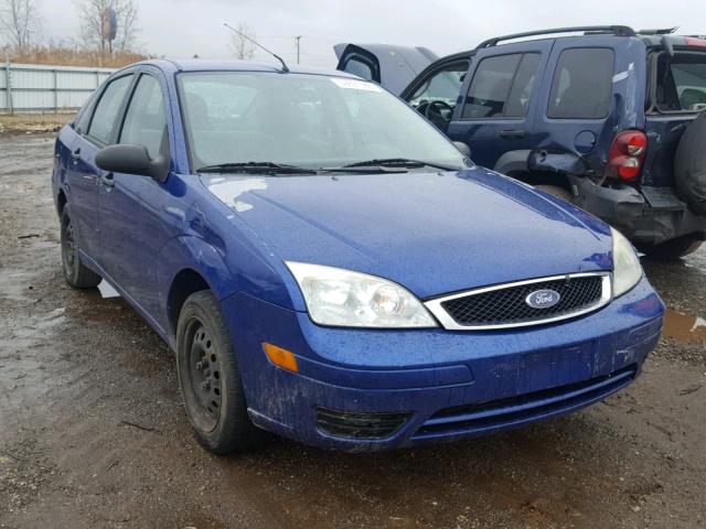 1FAFP34N46W198526 - 2006 FORD FOCUS ZX4 BLUE photo 1