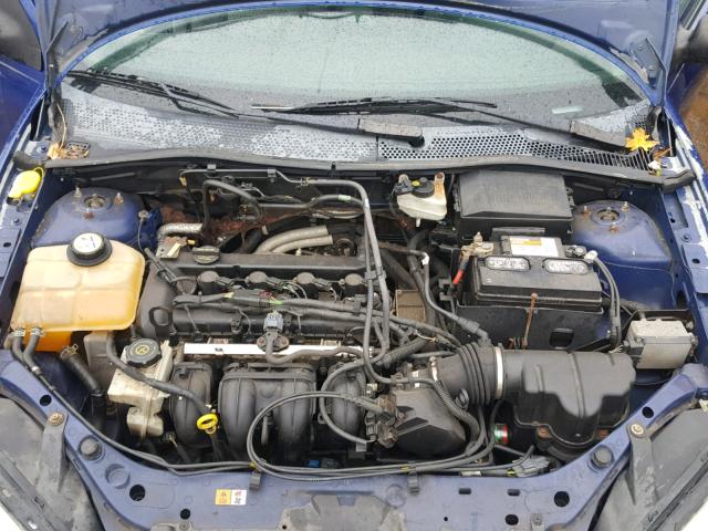 1FAFP34N46W198526 - 2006 FORD FOCUS ZX4 BLUE photo 7