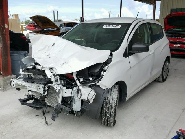 KL8CB6SA4HC798604 - 2017 CHEVROLET SPARK LS WHITE photo 2