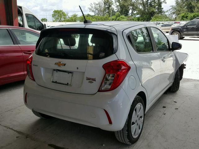 KL8CB6SA4HC798604 - 2017 CHEVROLET SPARK LS WHITE photo 4