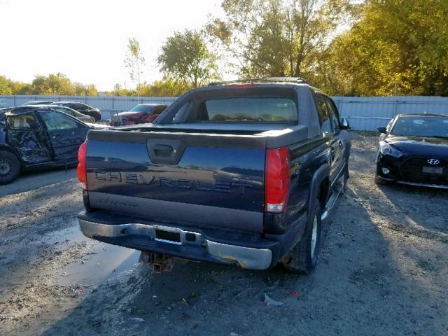 3GNEC12T46G128442 - 2006 CHEVROLET AVALANCHE BLACK photo 4