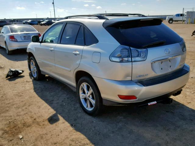 JTJHW31U760020241 - 2006 LEXUS RX 400 SILVER photo 3