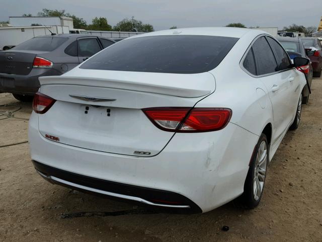 1C3CCCAB5FN556195 - 2015 CHRYSLER 200 LIMITE WHITE photo 4