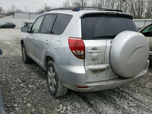 JTMBD31V165007768 - 2006 TOYOTA RAV4 LIMIT SILVER photo 3