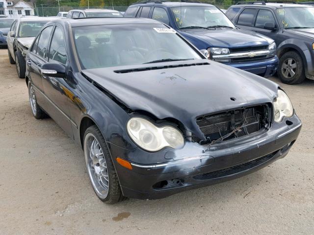 WDBRF84J73F363838 - 2003 MERCEDES-BENZ C 320 4MAT BLACK photo 1