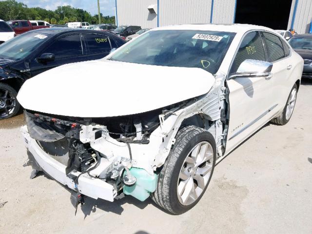 2G1155S36E9161856 - 2014 CHEVROLET IMPALA LTZ WHITE photo 2