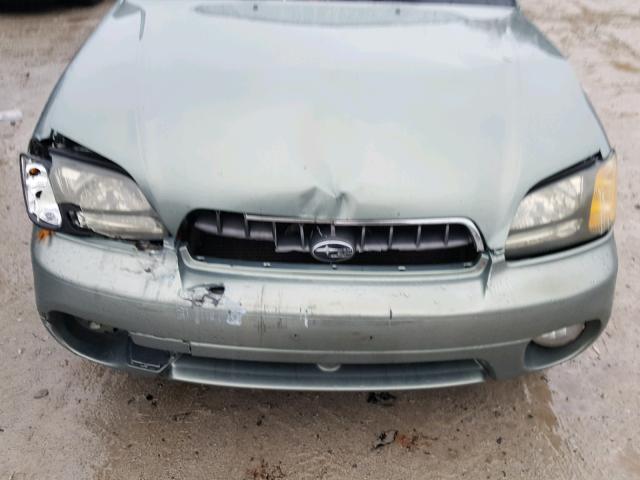 4S3BE896947204180 - 2004 SUBARU LEGACY OUT GREEN photo 9