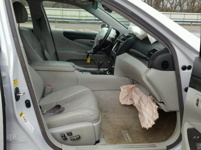 JTHBL46F285068719 - 2008 LEXUS LS 460 WHITE photo 5