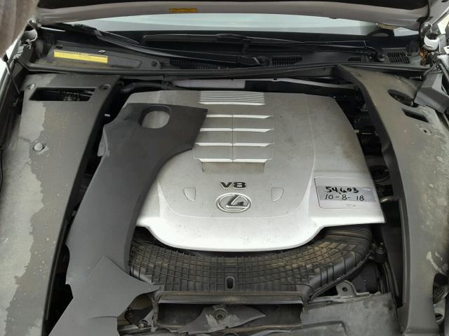 JTHBL46F285068719 - 2008 LEXUS LS 460 WHITE photo 7