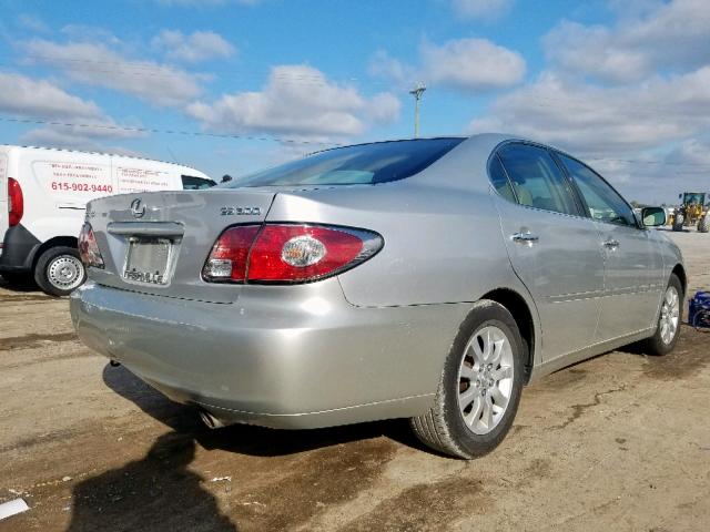 JTHBF30G220067545 - 2002 LEXUS ES 300 SILVER photo 4